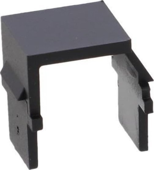 Kontakt-Simon Zaślepka otworu wtyku RJ45/RJ12 do pokrywy gniazda teleinformatycznego czarny mat BWB/49