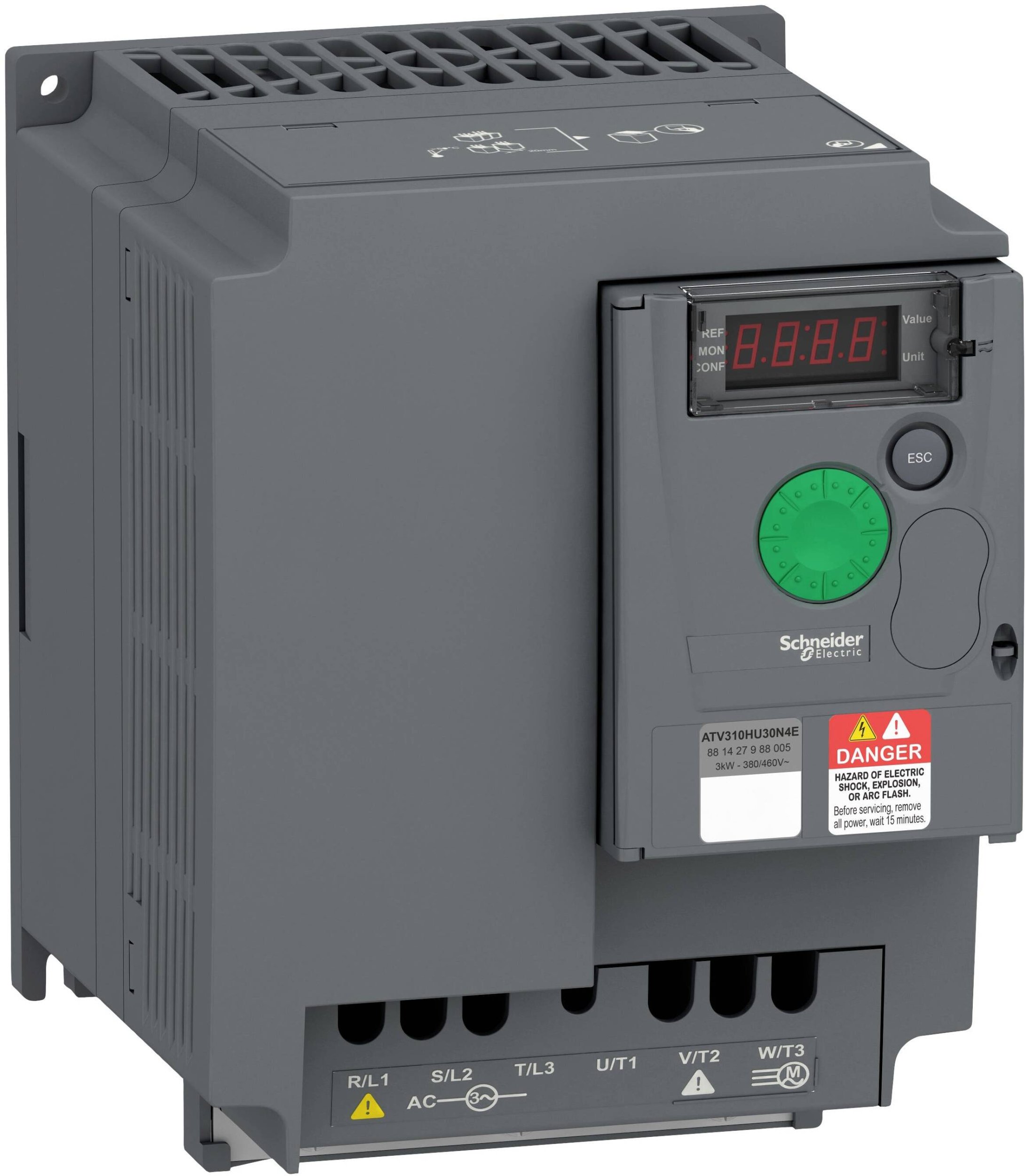 Easy Altivar Przemiennik częstotliwości 310 3.0 kW 3f 380...460V bez filtra EMC ATV310HU30N4E