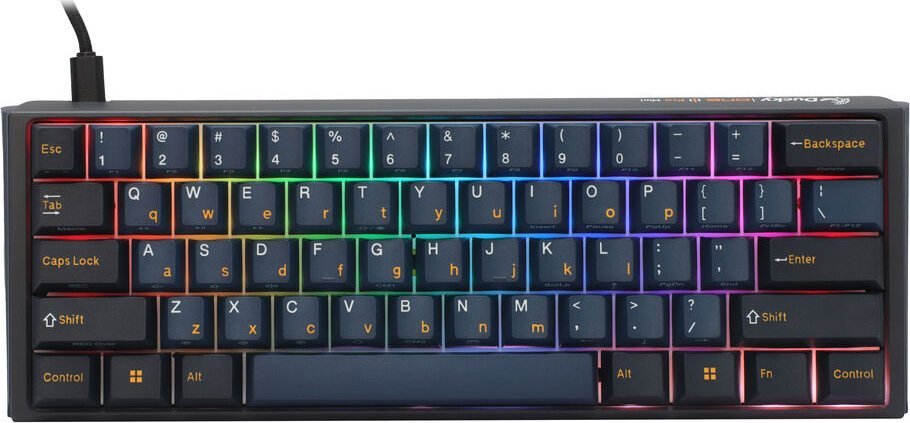 Klawiatura Ducky Ducky One 3 Pro Mini Nazca Line Gaming Tastatur, mechanisch, 8.000 Hz, Hot Swap, RGB - Cherry MX2A Brown, ANSI (US)