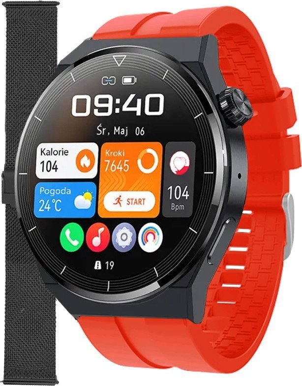 Smartwatch Enter SAT.14.535.144-SET Czerwony