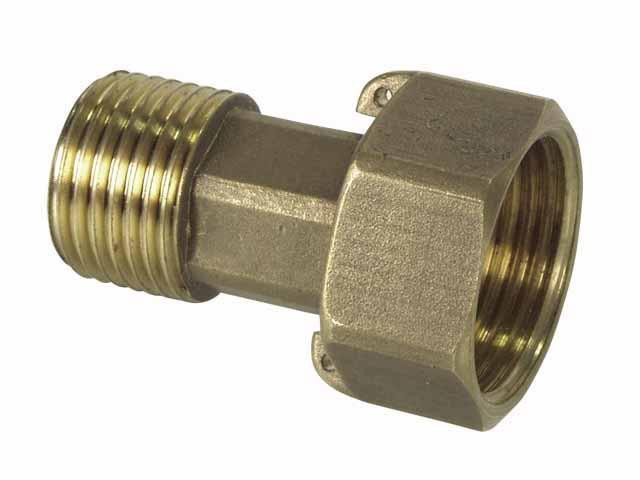 Śrubunek mosiężny do wodomierza 1/2x3/4\"