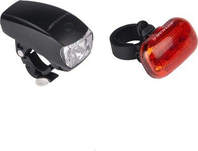 Dunlop Zestaw Lamp Rowerowych Led Przód i Tył Dunlop