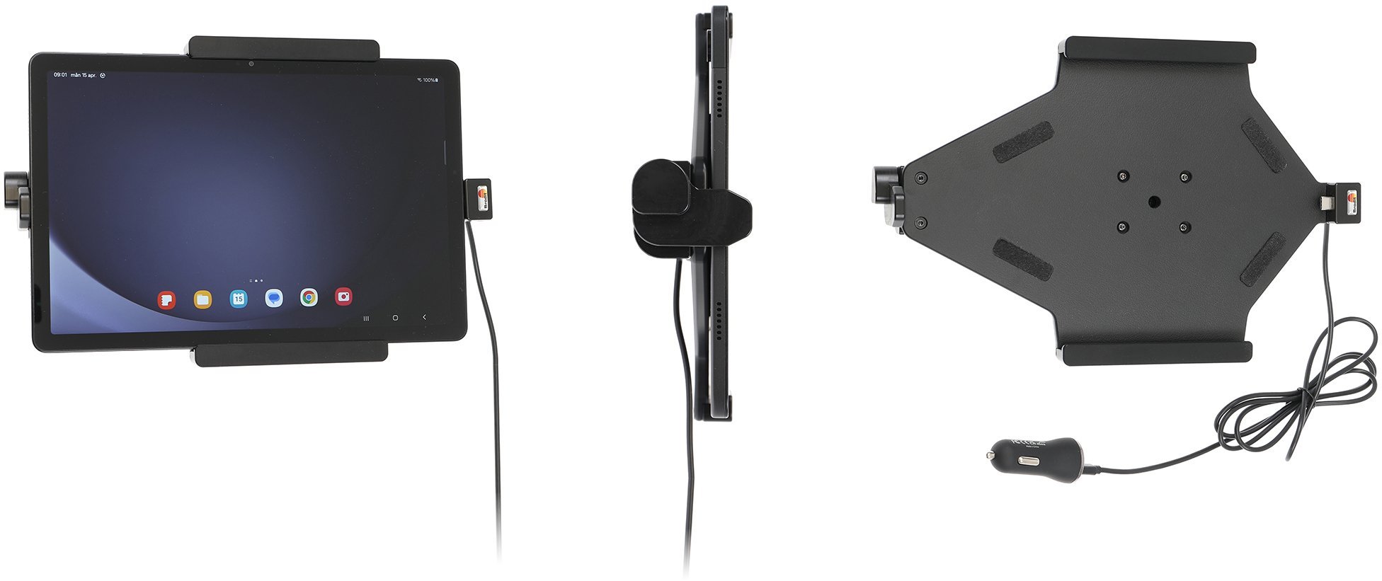 Brodit Halter aktiv Galaxy Tab A9+ USB verriegelbar