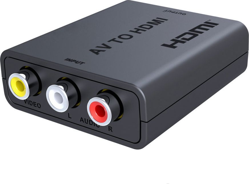 Adapter AV PremiumCord RCA (Cinch) x3 - HDMI + USB-A czarny (khcon-47)