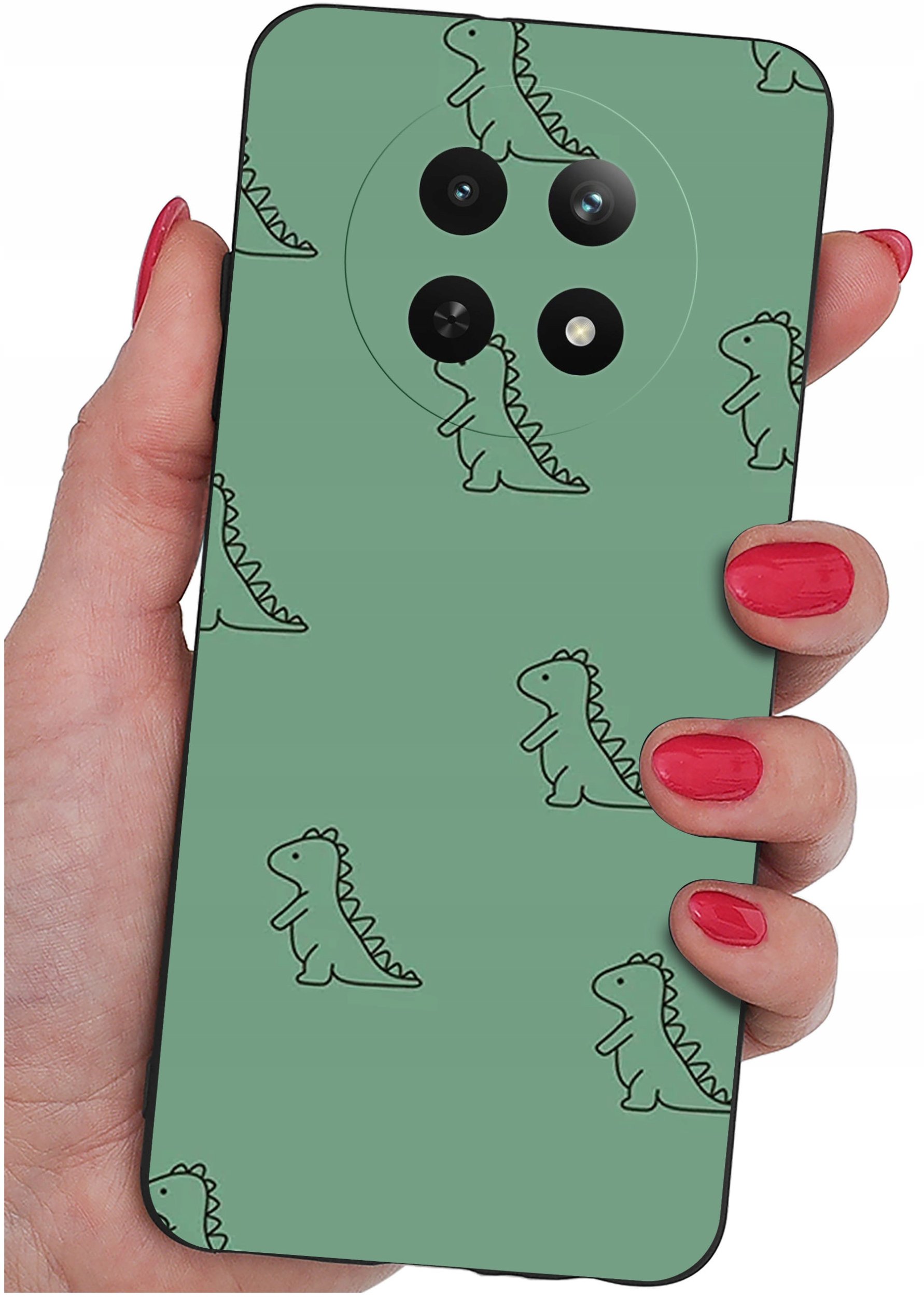 Etui do Realme 12 5G | 12x 5G WZORY |SILIKONOWE MATT CASE + SZKŁO 9H