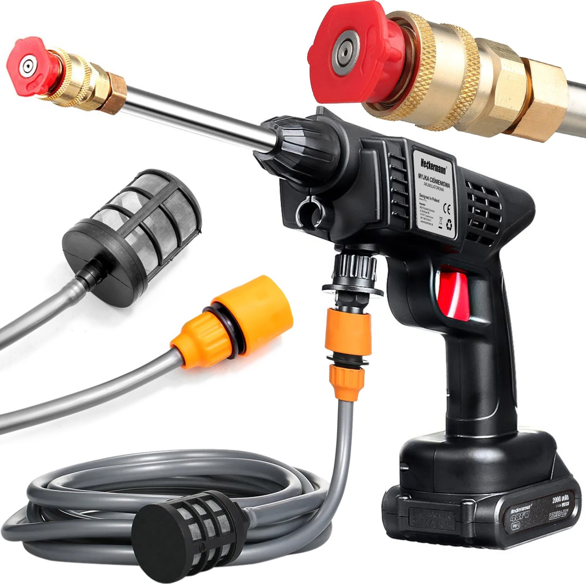 Myjka ciśnieniowa Heckermann Myjka ciśnieniowa akumulatorowa PW-1