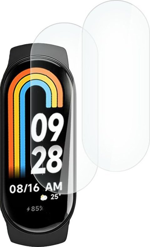 Braders 2x Folia Hydrożelowa do Xiaomi Mi Band 8 / 8 NFC Clear