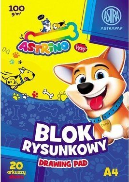 Astra Blok rysunkowy A4/20K 100g Astrino (10szt)
