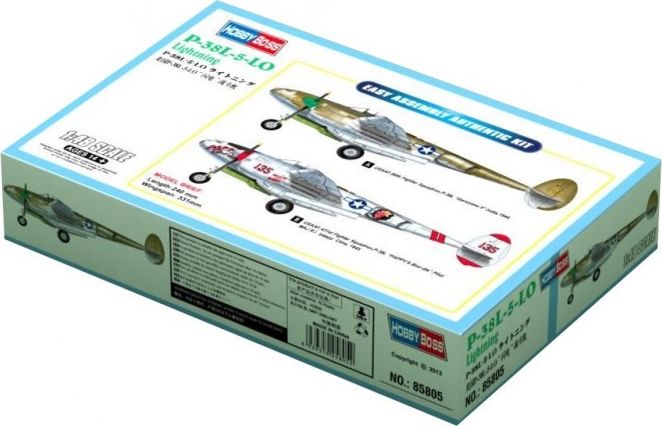 Hobby Boss Model plastikowy P-38L-5-L0 Lightning amerykański samolot bojowy