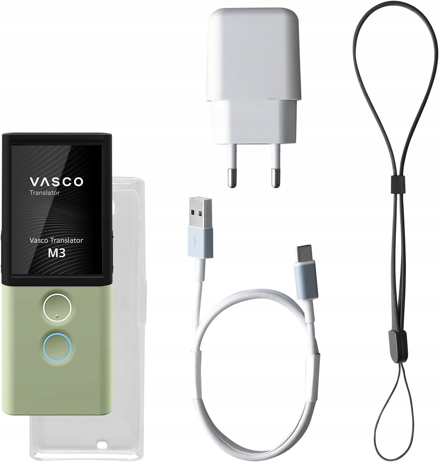 Vasco Translator M3 tłumacz głosowy 70+ języków zielony