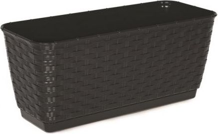 Prosperplast Doniczka balkonowa RATOLLA P antracyt - PP-DRL300PA