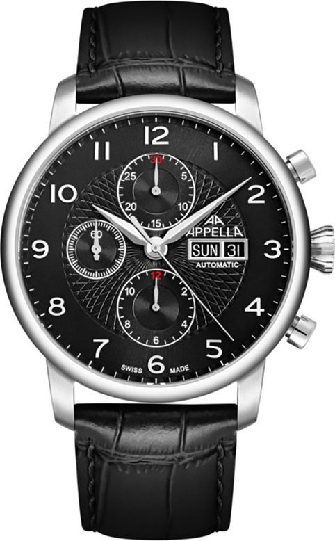Zegarek Acappella Zegarek męski Appella L70010.5224ACH czarny