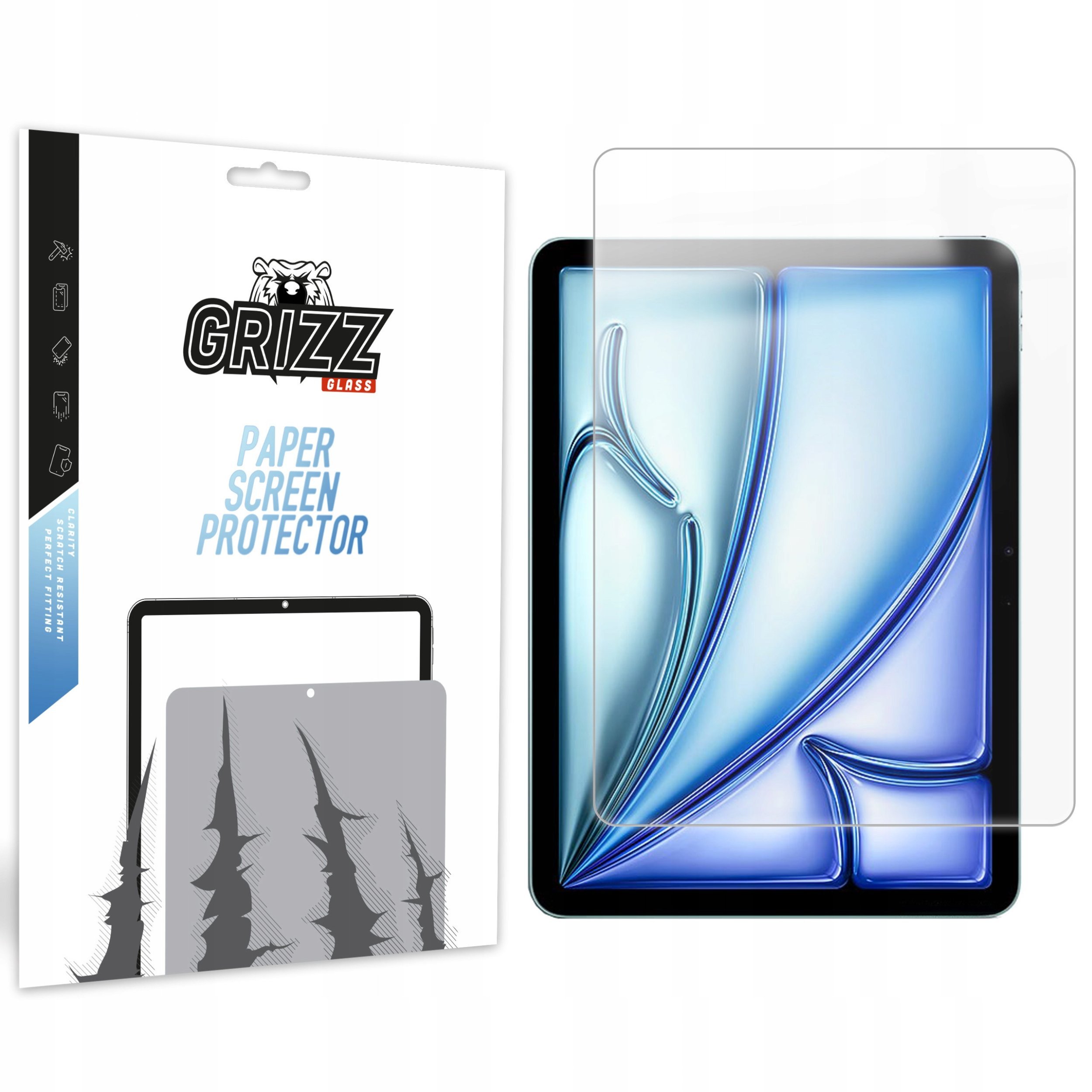 GrizzGlass Folia matowa PaperScreen do Apple iPad Air 11" M3 2025