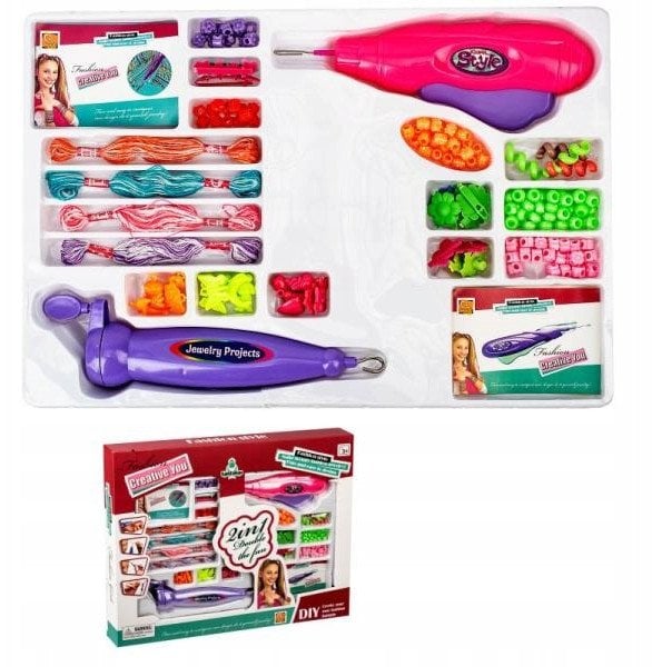 NORIMPEX ZAPLATARKA DO WŁOSÓW + KORALIKI 5902444060310