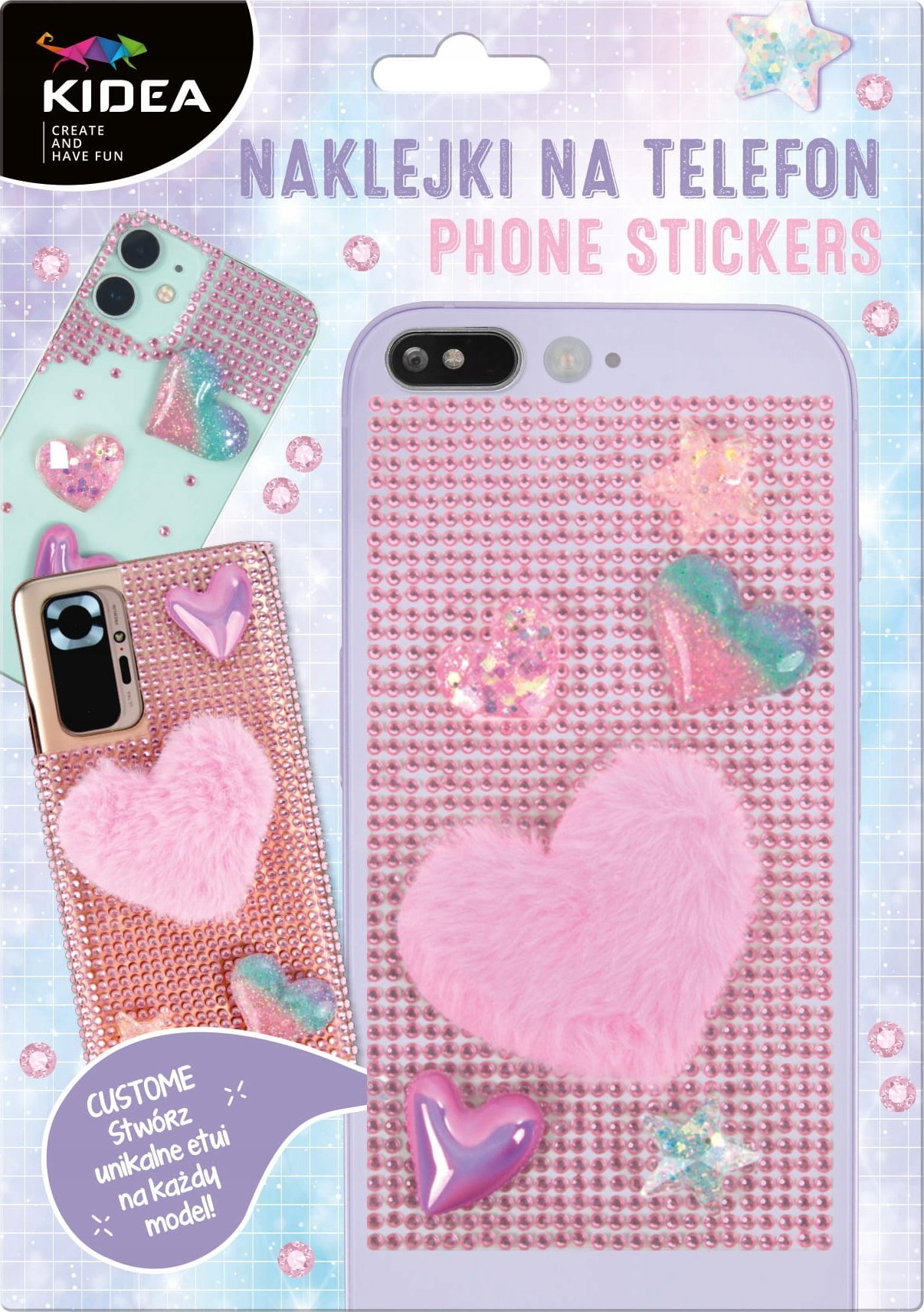 Derform NAKLEJ NA TELEFON LOVE 160X230 DERF KIDEA B/C