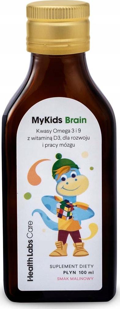 Health Labs Care HEALTH LABS MyKids Brain (Rozwój i praca mózgu Dziecka) 100ml Malina