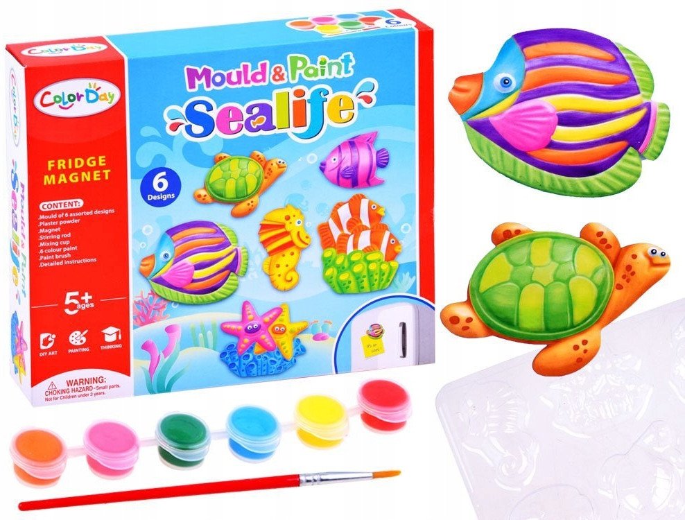 Kreatywny zestaw magnesy wodny świat ZA2879