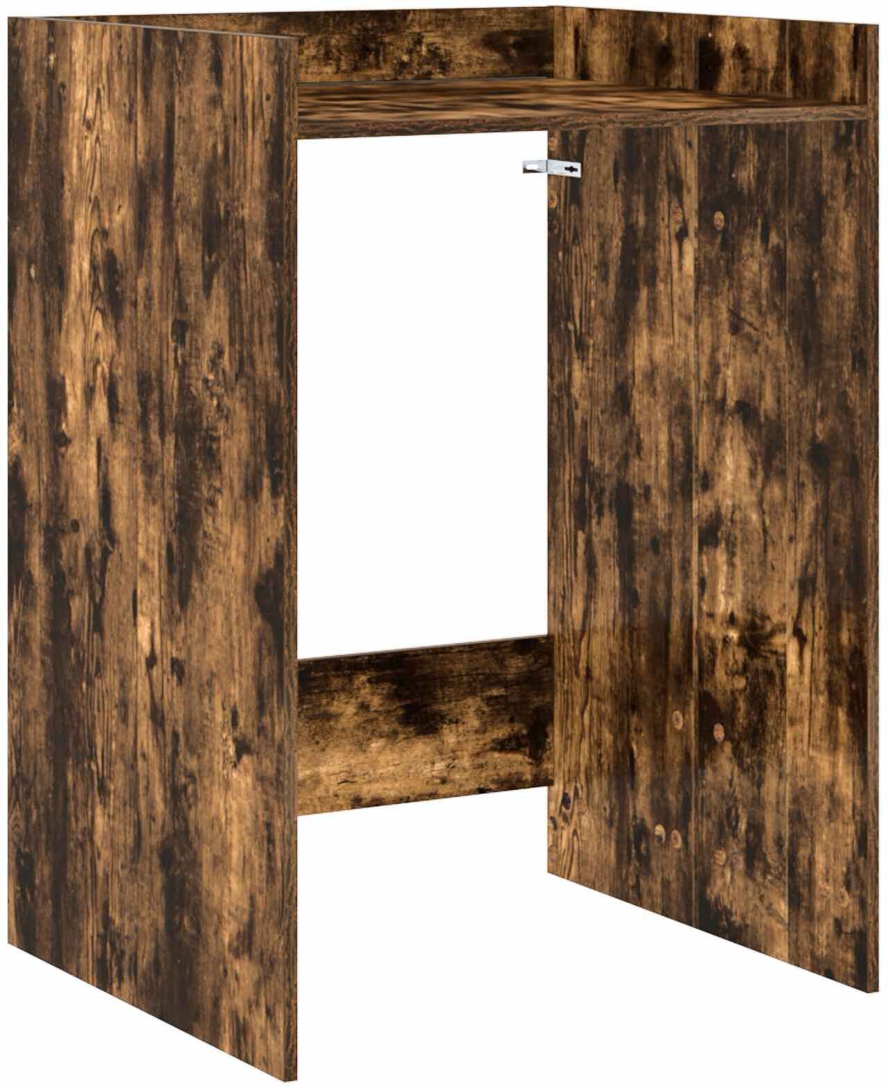 vidaXL Szafka na pralkę Dąb wędzony 67,5 x 62 x 97 cm