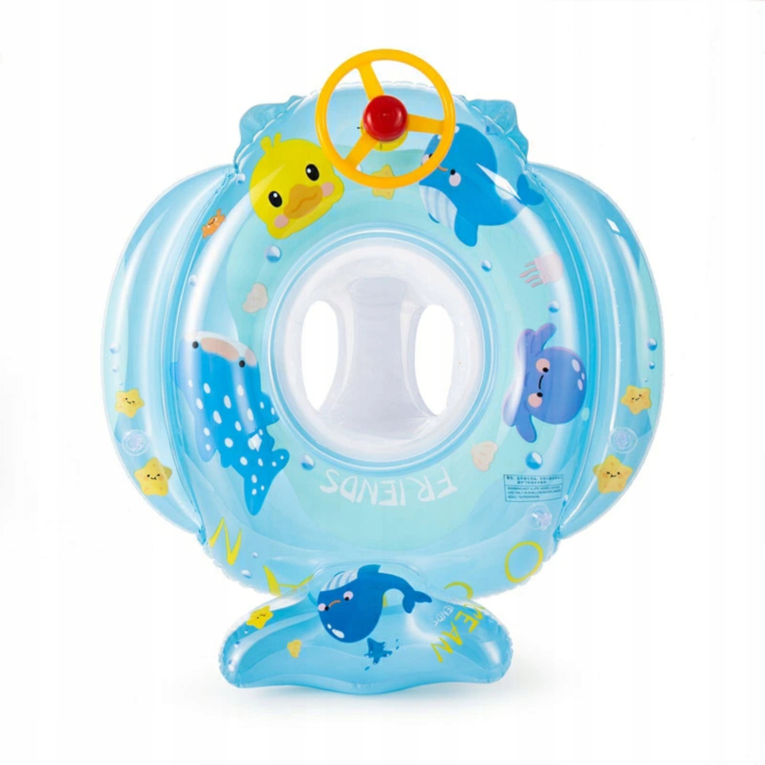 Kółko koło ponton dla dzieci do pływania kierownica 310N