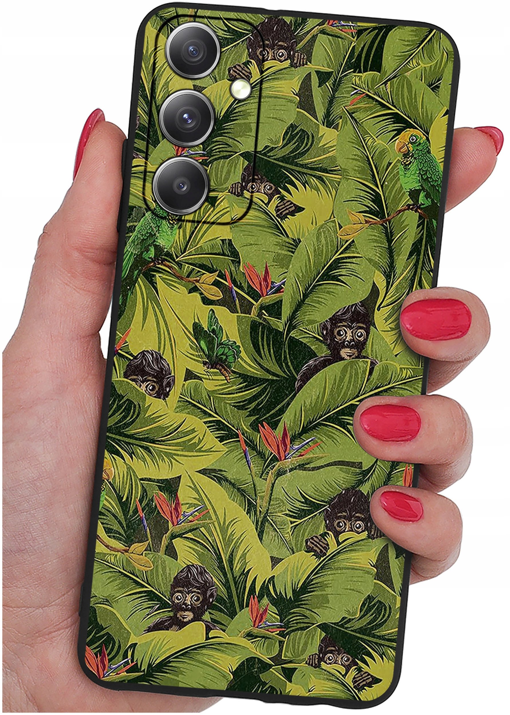 ETUI do Samsung Galaxy M23 5G WZORY |SILIKONOWE MATT CASE + SZKŁO 9H