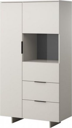 Cama Meble Witryna ALMA 90x41,5xH170 kaszmir