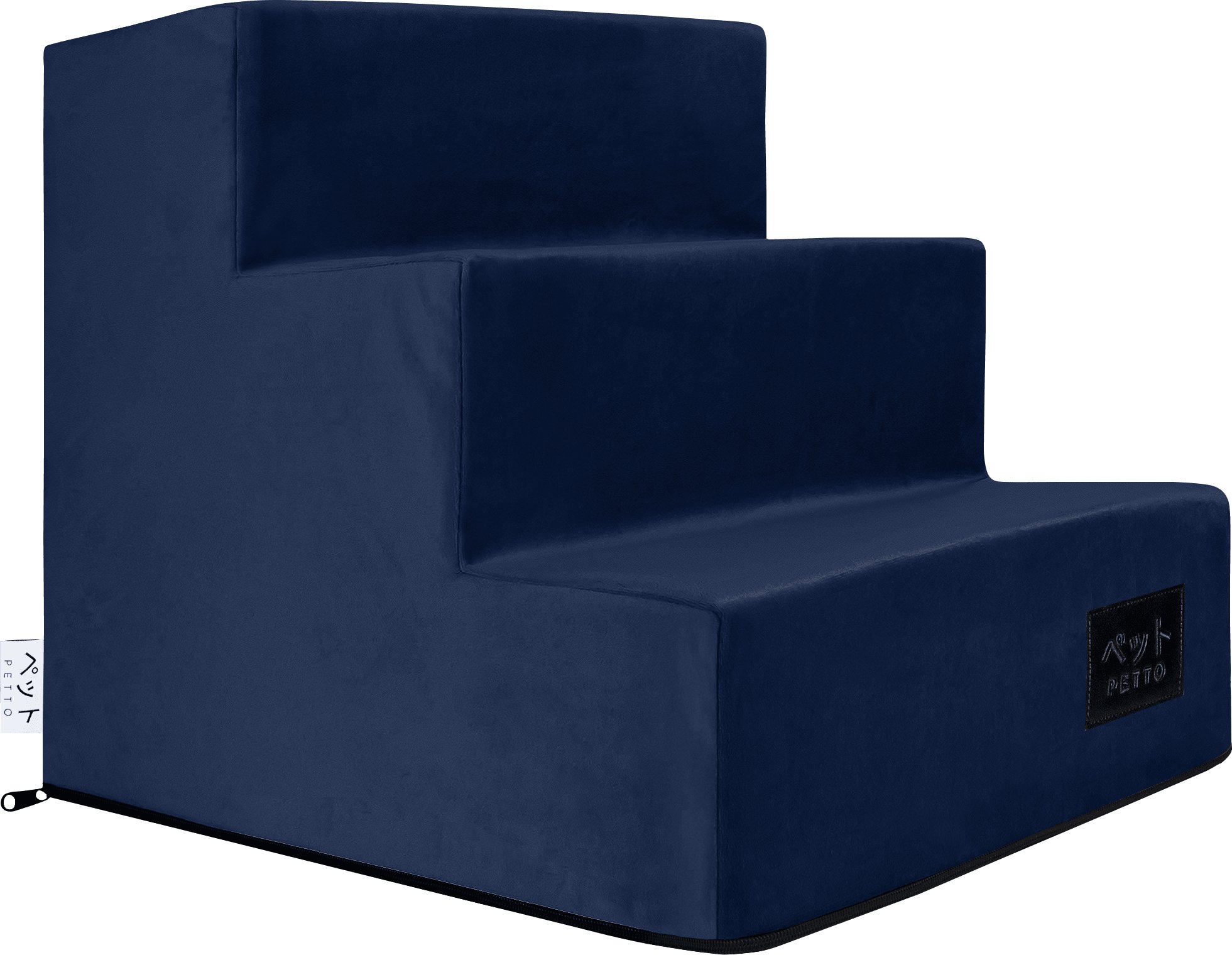 PETTO Takai 3 Velvet Schodki dla psa stopnie granatowe