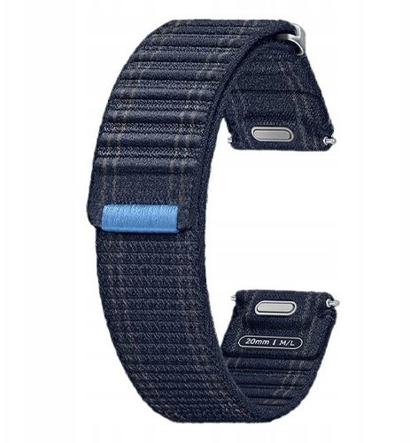 Samsung Oryginalny Pasek Watch 6 / 7 20MM FABRIC BAND M/L Navy Blue Materiał one size