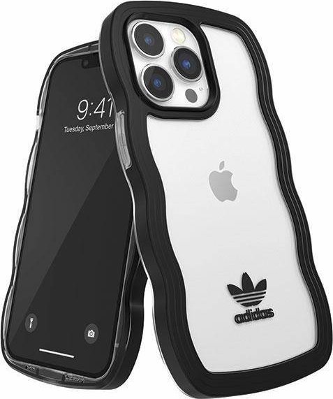 Adidas Adidas OR Wavy Case iPhone 13 Pro /13 6,1" czarny-przezroczysty/black-transparent 51900