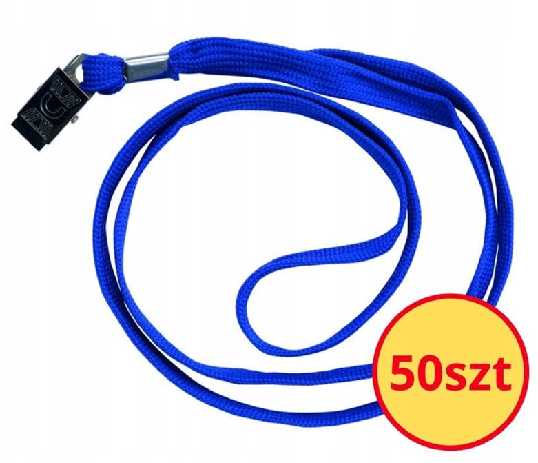 Taśma do identyfikatora DONAU, niebieska