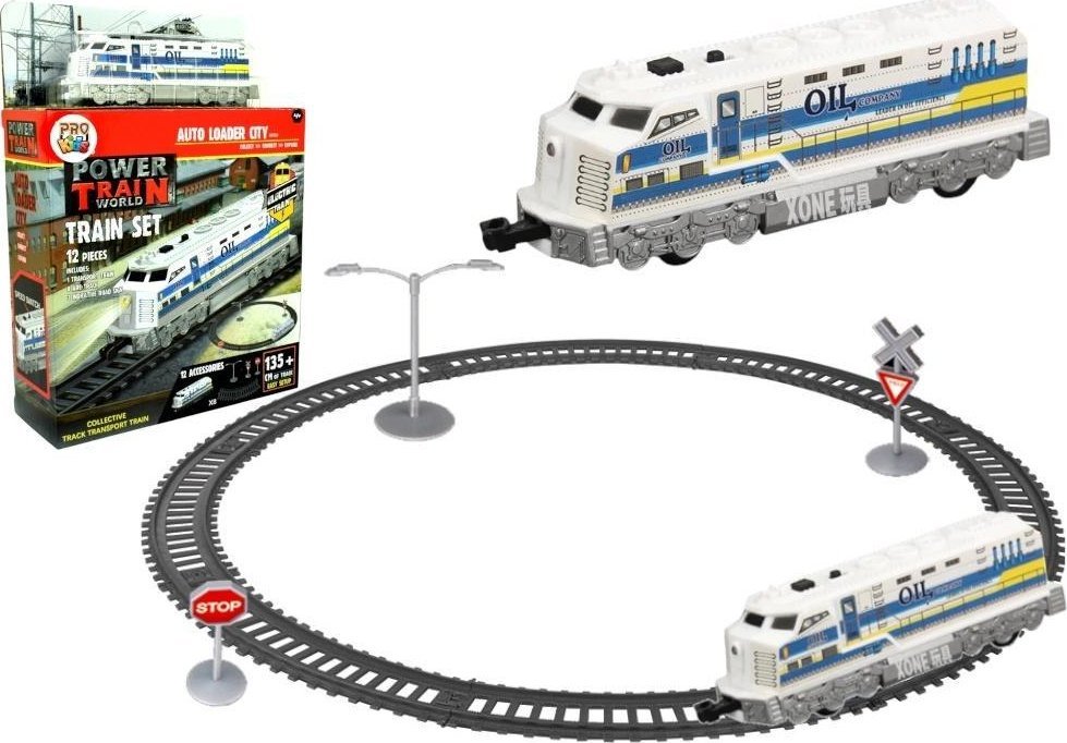 Kolejka elektryczna 135cm lokomotywa b/o