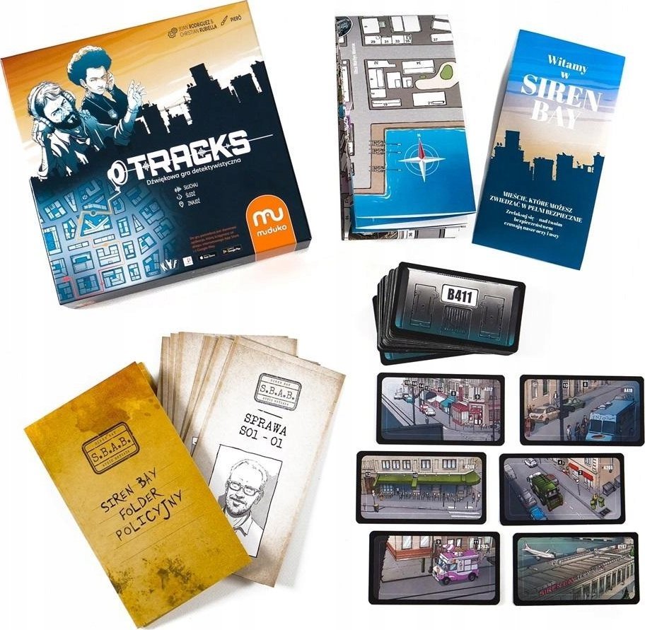 Muduko Dźwiękowa gra detektywistyczna Tracks