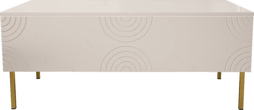 MEGSTYL ŁAWA 120CM RONDA 03 Biały połysk