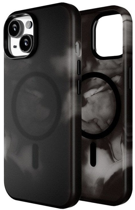 iPhone 15 Pro Puro AQUA Flexible Plastic Case - MagSafe Compatible - Black