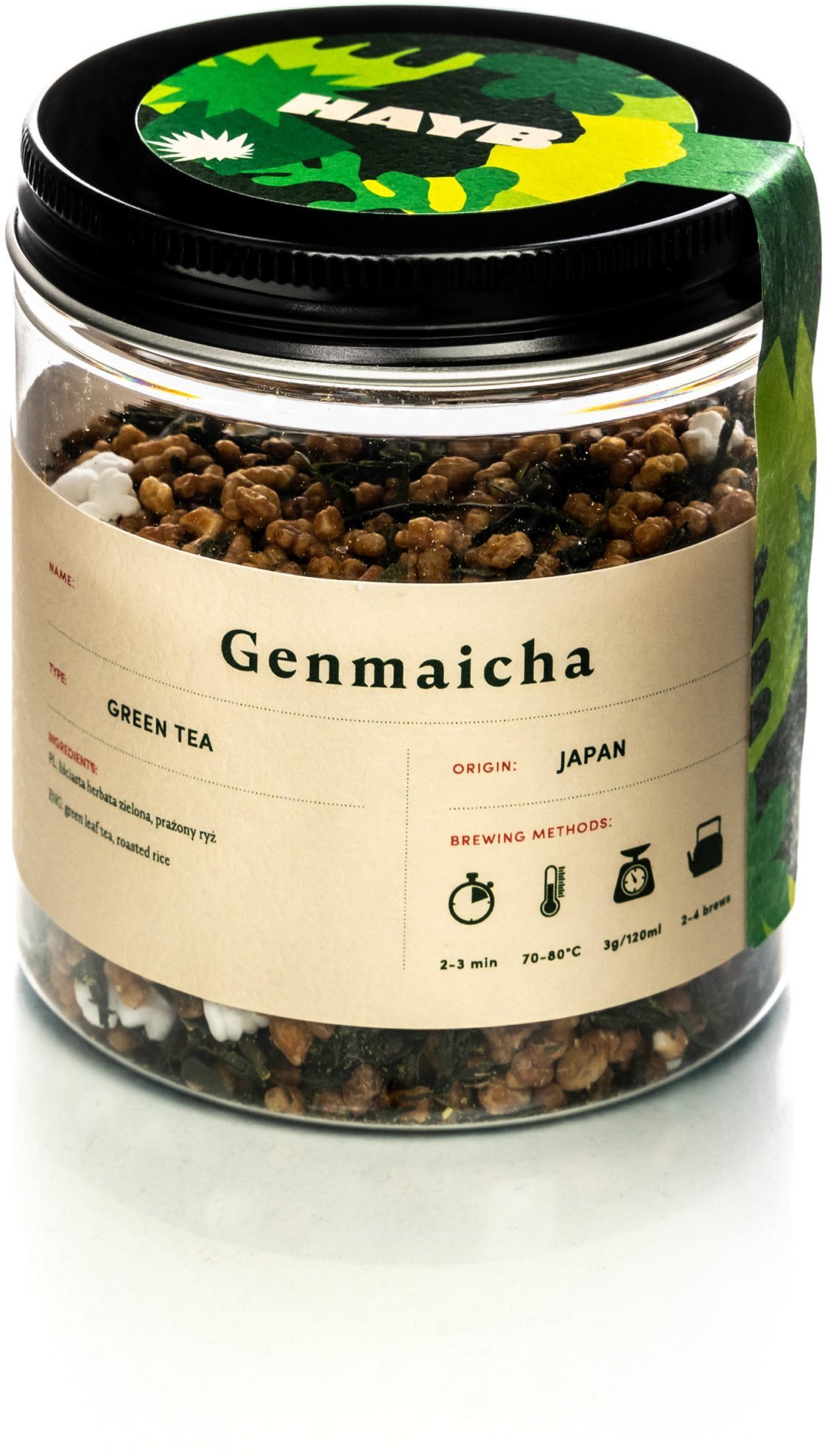 HAYB Herbata zielona Genmaicha 70g
