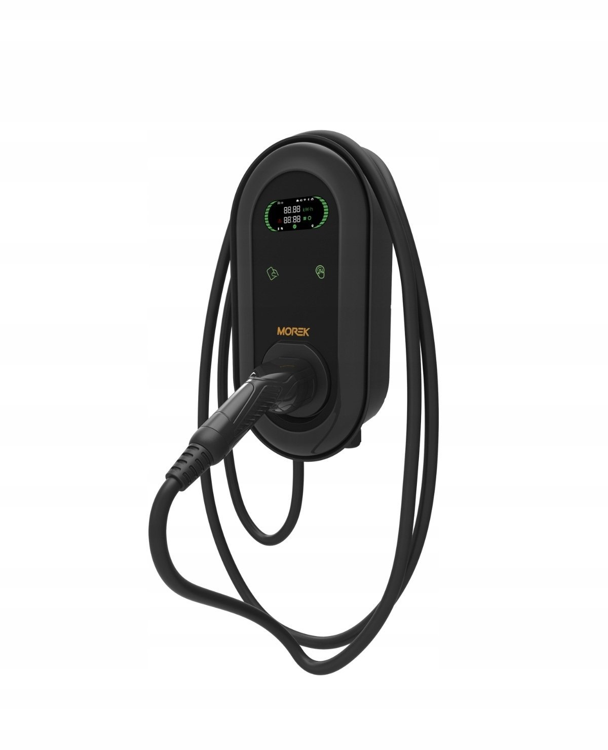 Stacja ładowania EV 22kW, sieciowa, wyświetlacz LCD 3.8, LAN, WiFi, RFID, przewód ​6.5m, ​złącze Typu 2, MEV22DREWN6T2