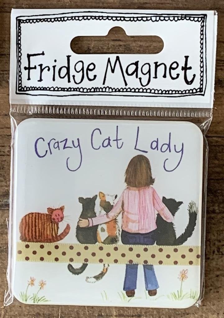 Teka Magnes FM219 Crazy Cat Lady Kociara