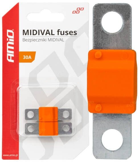 Bezpieczniki samochodowe midival mta 2 szt. 30a amio-03473