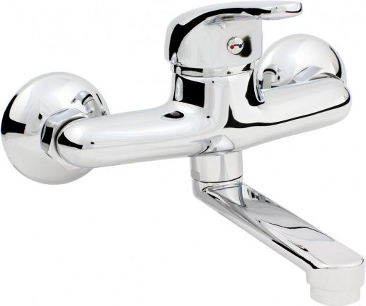 Bateria umywalkowa Hydroland Joker ścienna chrom (5900308736357)