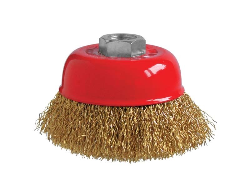Modeco Szczotka druciana garnkowa do szlifierki 100mm - MN-69-165