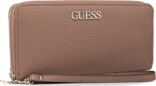 Guess Guess, Alby, Leather, Wallet, SLG Large Zip, Beige, For Women For Women