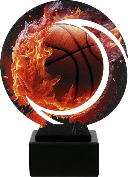 Victoria Sport Trofeum metalowe z marmurową podstawą - Koszykówka