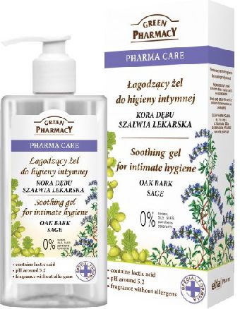 Green Pharmacy Pharma Care Żel do higieny intymnej łagodzący Kora Dębu-Szałwia 300ml