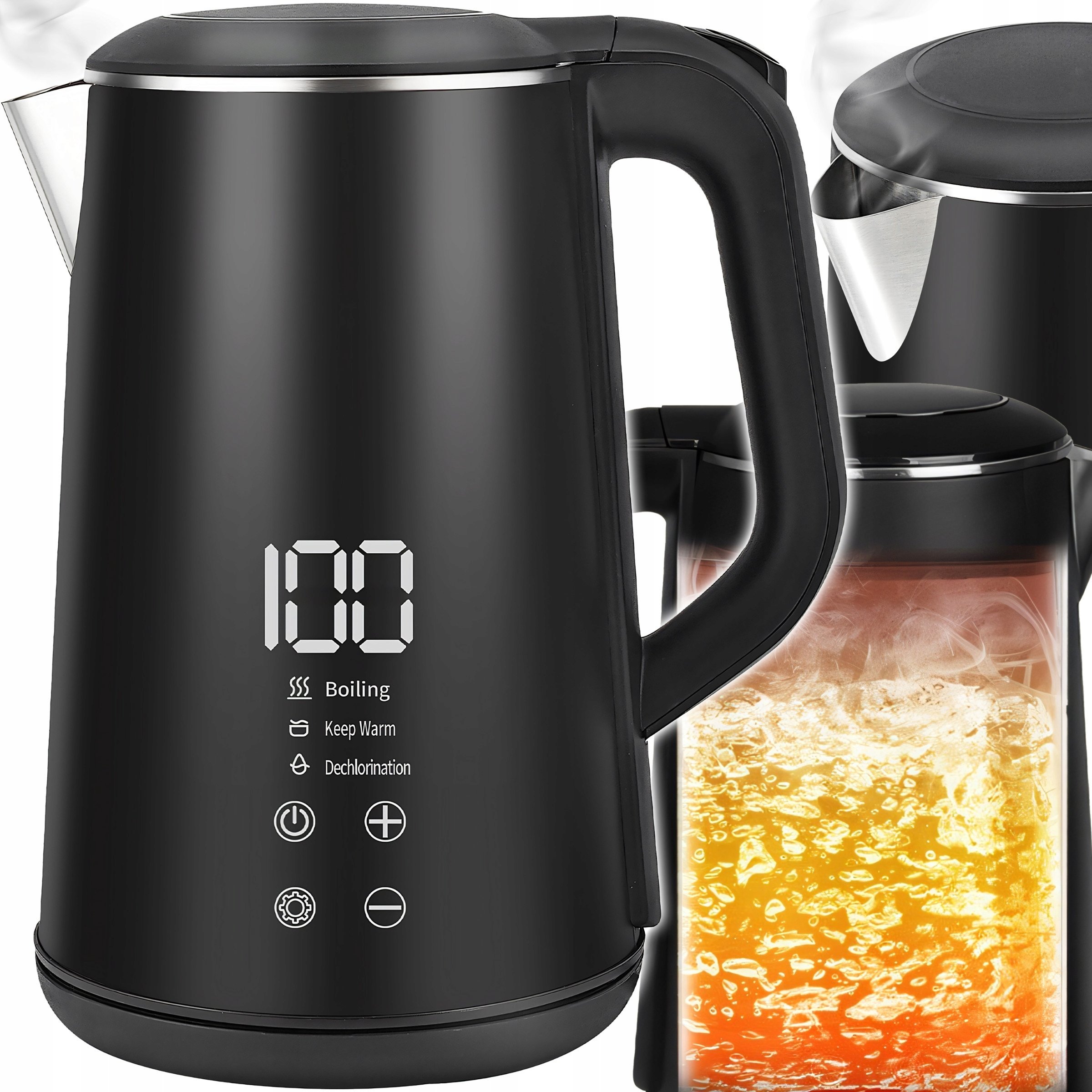 Czajnik Retoo Czajnik elektryczny OR1298 1500 W 1,6 l czarny