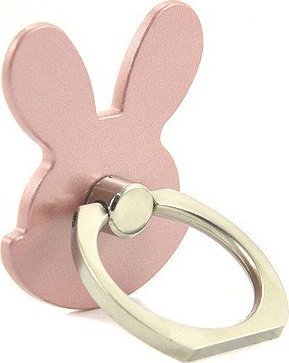 UCHWYT TELEFONU STOJAK ZAJĄC RÓŻOWY UNIWERSALNY VEGA NA RĘKĘ RING HOLDER