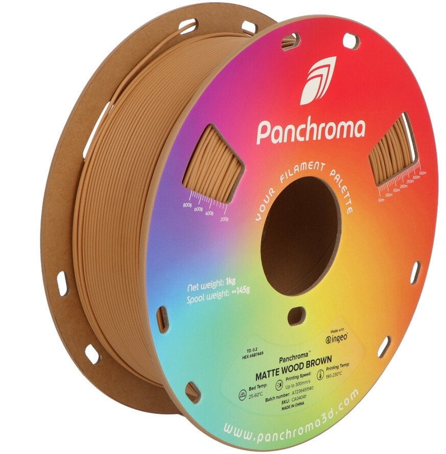 Filament Polymaker Panchroma PLA 1,75mm, 1kg - Wood Brown}