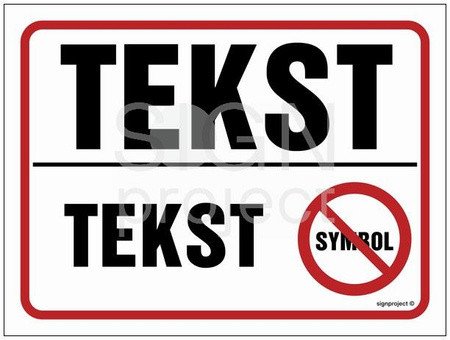 ZN035 - Znak na zamówienie Wzór B-023 800x600