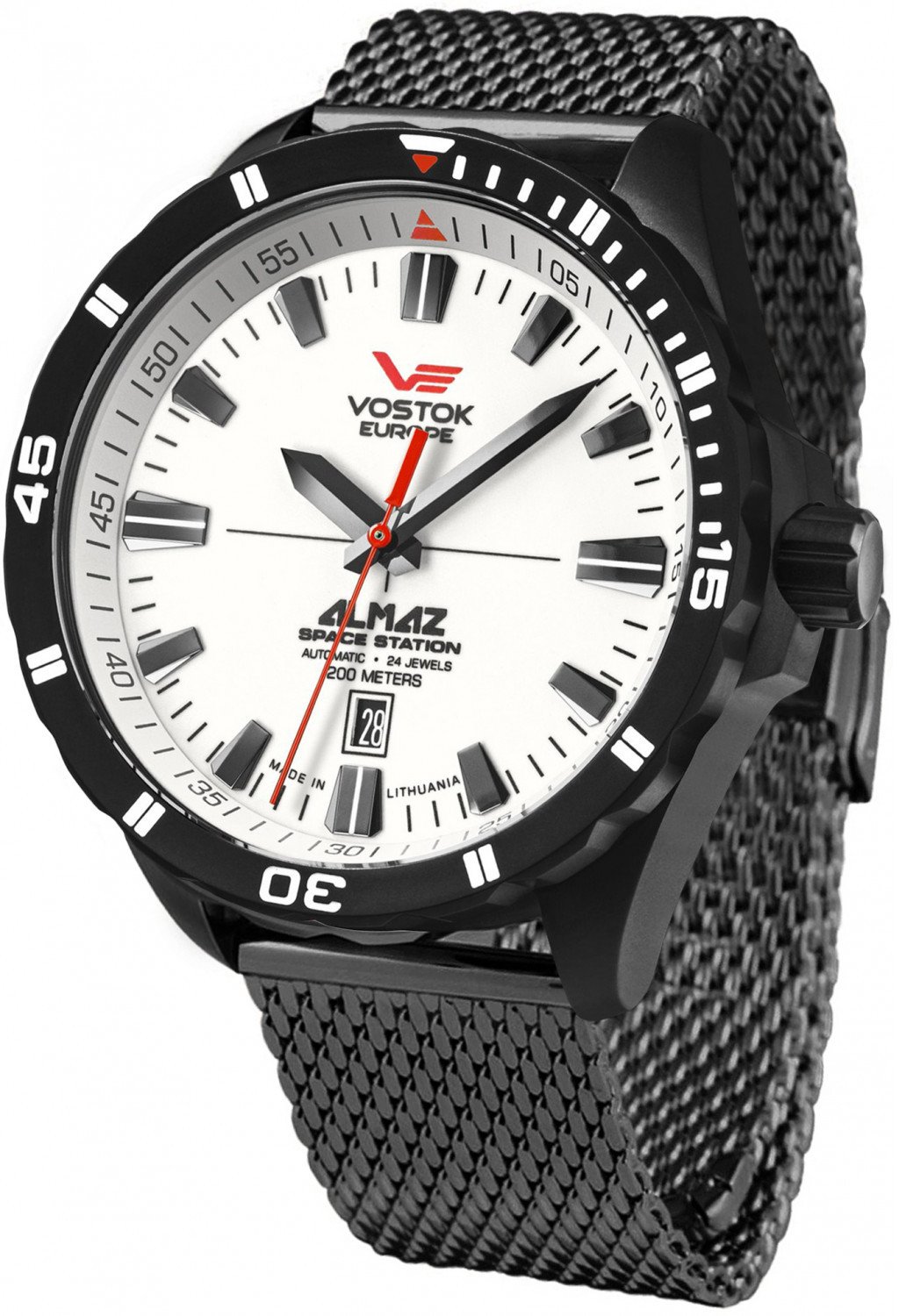 Zegarek męski Vostok Europe NH35A-320C680B czarny