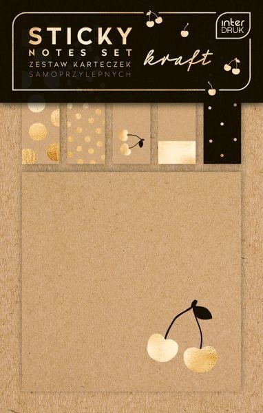 Interdruk Zestaw karteczek samoprzylepnych Kraft