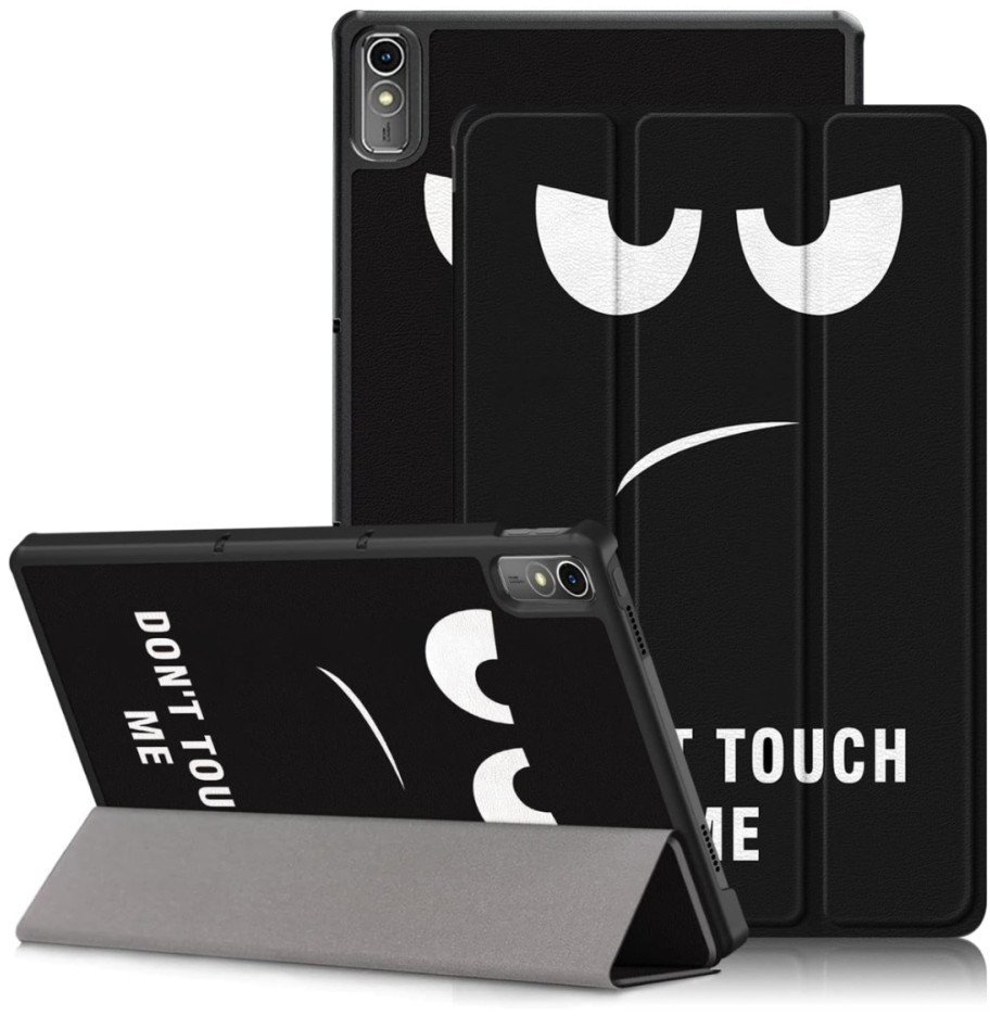 Etui z klapką Supero do Lenovo Tab P11 GEN 2 TB350-FU, z czarnym motywem