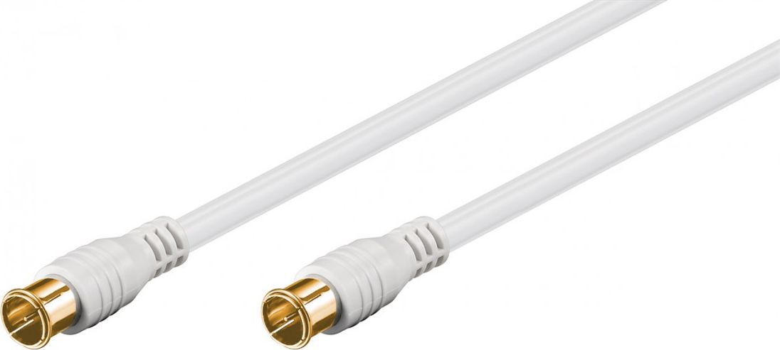 Kabel Goobay Antenowy (F) 5m biały (62747)